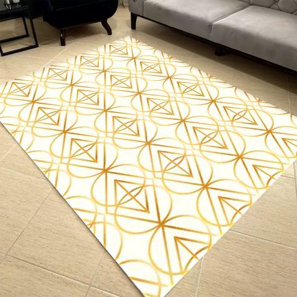 فرش مدرن طرح اشکال هندسی کد b-57211