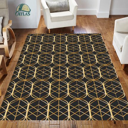 فرش مدرن طرح اشکال هندسی کد d-57211