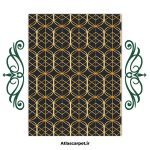 فرش مدرن طرح اشکال هندسی کد d-57211