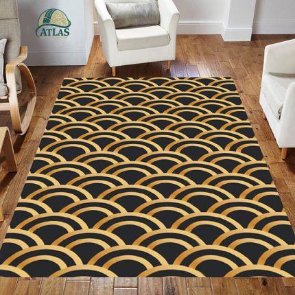 فرش مدرن طرح کاشی کد a-57220