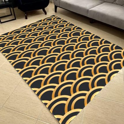 فرش مدرن طرح کاشی کد a-57220