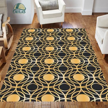 فرش مدرن طرح کاشی کد d-57220