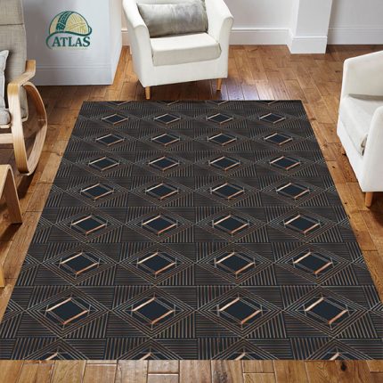 فرش مدرن طرح کاشی کد a-57238
