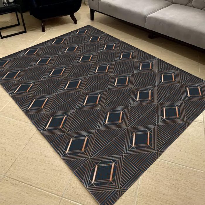 فرش مدرن طرح کاشی کد a-57238