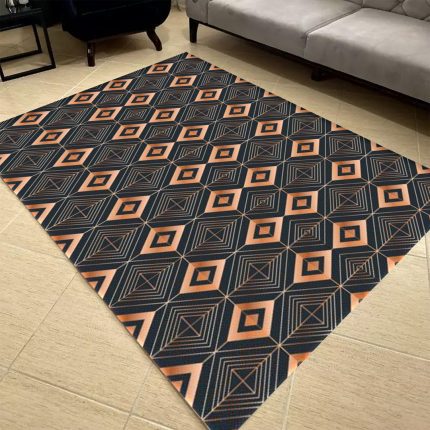 فرش مدرن طرح کاشی کد d-57238