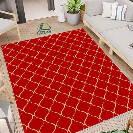 فرش مدرن طرح الگوی اشکال هندسی کد 57246-b 4 فرش مدرن طرح الگوی اشکال هندسی کد 57246-b