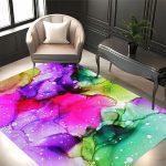 فرشینه طرح سنگ رنگارنگ کد 50118