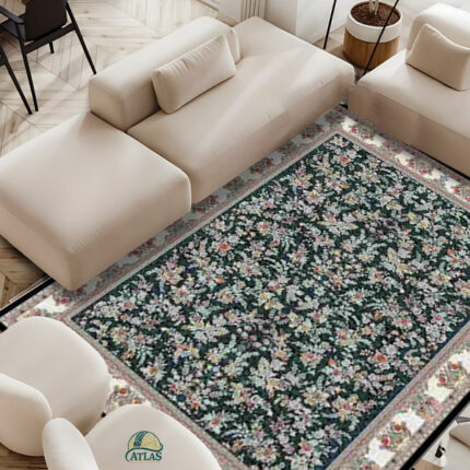 فرشینه طرح فرش افشان کد 9006