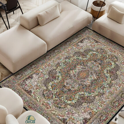 خرید فرشینه طرح فرش رنگ کد 90131