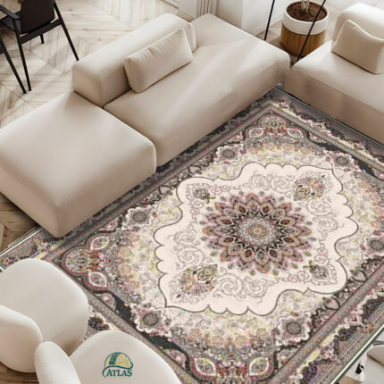 فرشینه طرح فرش گلسا کد 9019