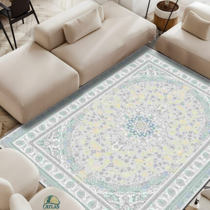 فرشینه طرح فرش رنگ فیلی کد 9057