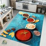 فرش مدرن آشپزخانه طرح ادویه کد 20724