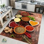 فرشینه آشپزخانه طرح ادویه کد 20734