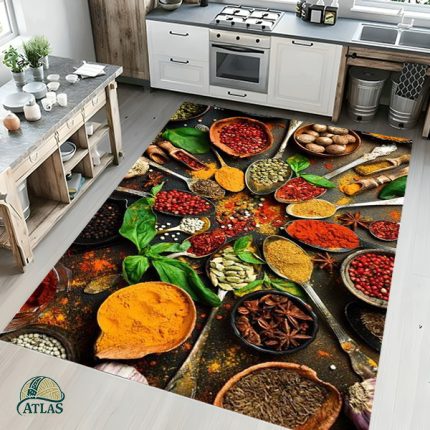 فرشینه آشپزخانه طرح ادویه کد 20735