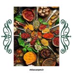 فرشینه آشپزخانه طرح ادویه کد 20735