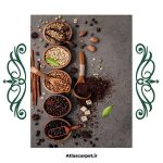 فرش مدرن آشپزخانه طرح کاکائوکد 20680